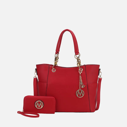 MKF Collection by Mia K. - Bonita Tote Bag and Wallet Set