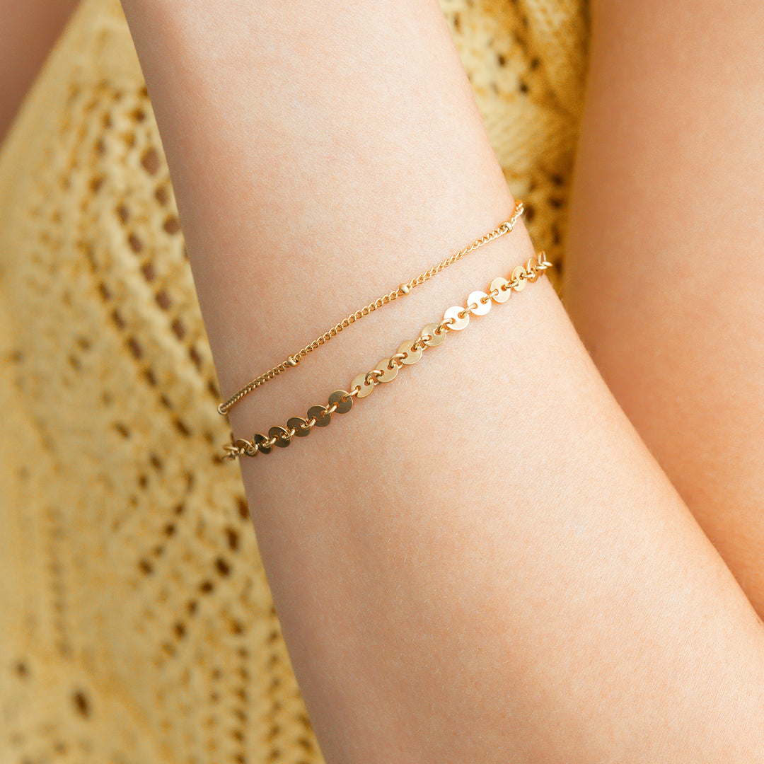 Mint & Lily Poppy Stacking Bracelet Set