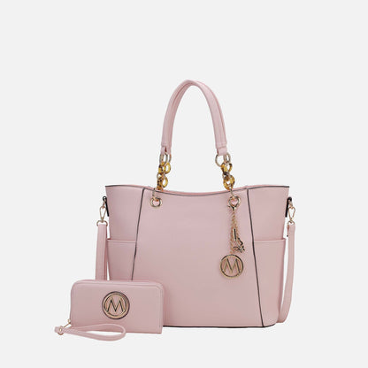 MKF Collection by Mia K. - Bonita Tote Bag and Wallet Set