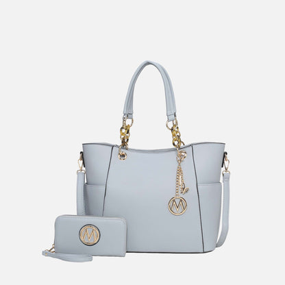 MKF Collection by Mia K. - Bonita Tote Bag and Wallet Set