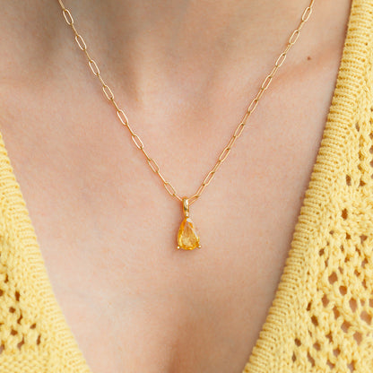 Mint & Lily Teardrop Birthstone Charm