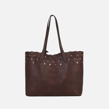 MKF Collection by Mia K. - Mariahna 3 Pcs Shopper Tote, crossbody and Wallet