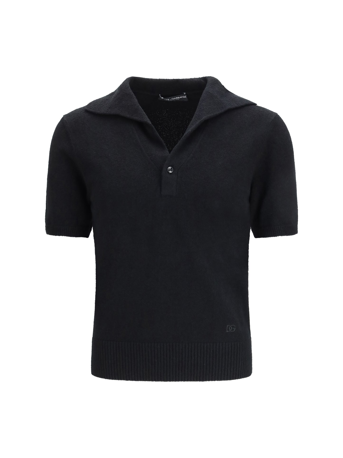 Polo Shirt Cotton-Blend Black