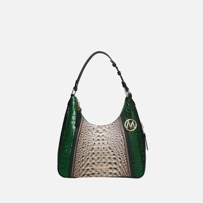 Becket Embossed Shoulder Bag