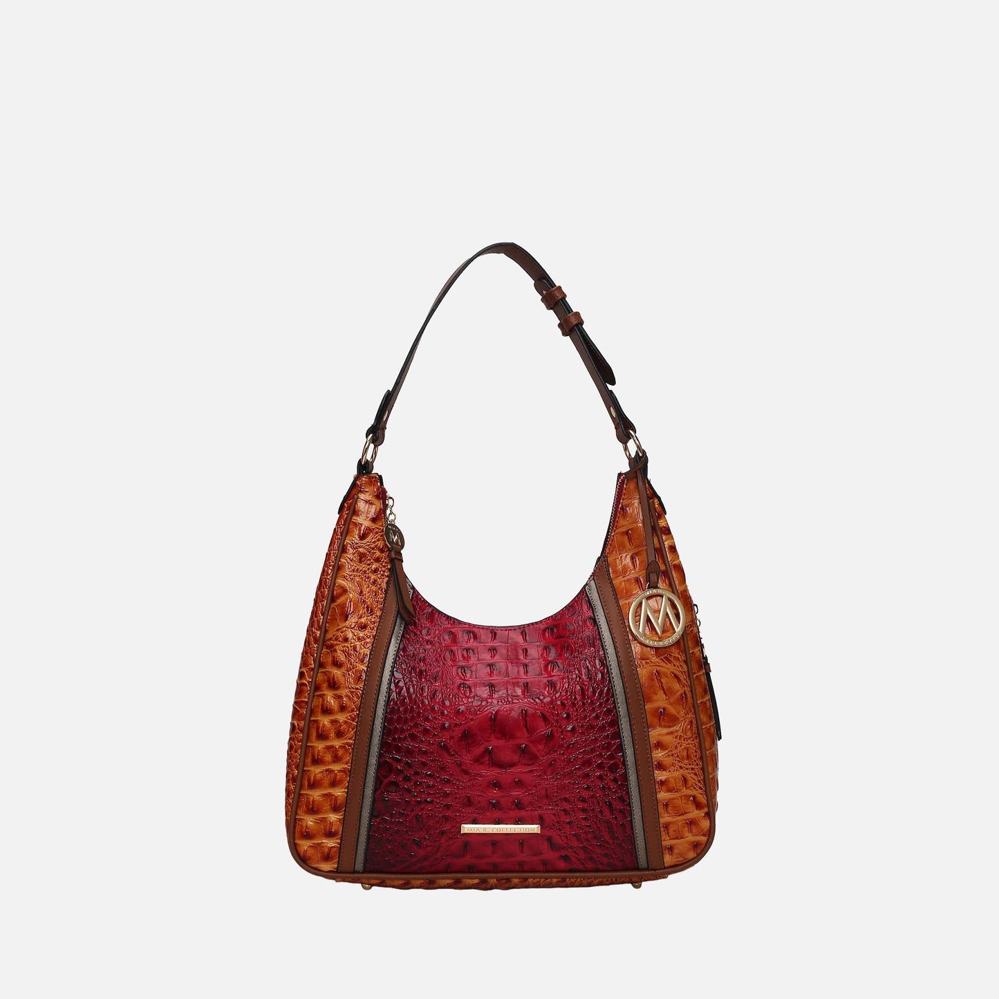 Becket Embossed Shoulder Bag