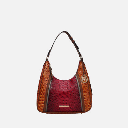 Becket Embossed Shoulder Bag