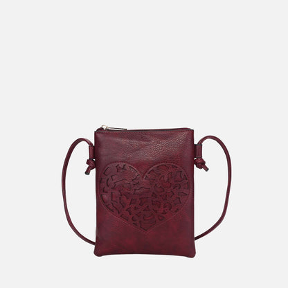 MKF Collection by Mia K. - Heartly Crossbody Bag