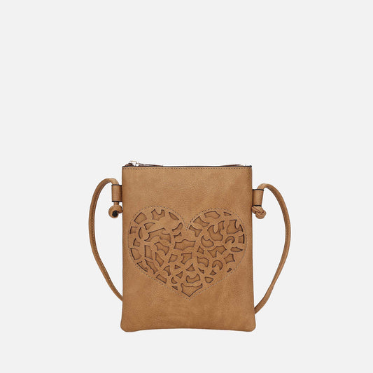 MKF Collection by Mia K. - Heartly Crossbody Bag