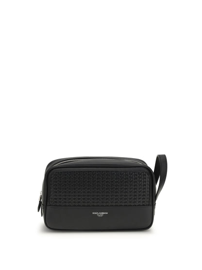 Leather Beauty Case Black