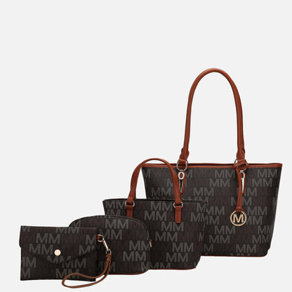 MKF Collection by Mia K. - Alexy Signature Tote Bag and Set