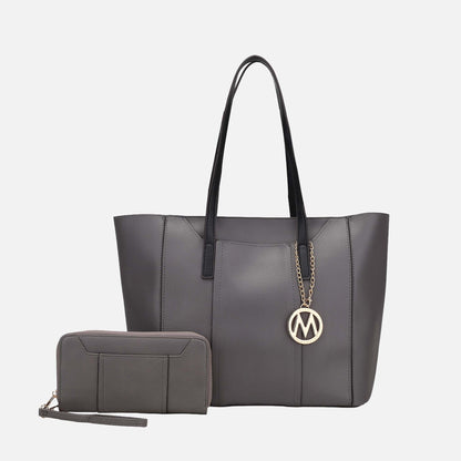 MKF Collection by Mia K. - Dinah Tote Bag and Set