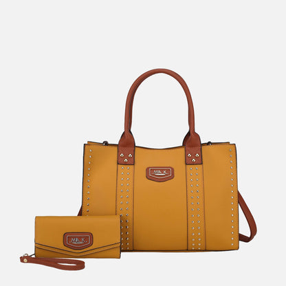 MKF Collection by Mia K. - Davina Tote Bag and Wallet Set