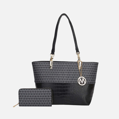 MKF Collection by Mia K. - Sasha Signature Tote Bag