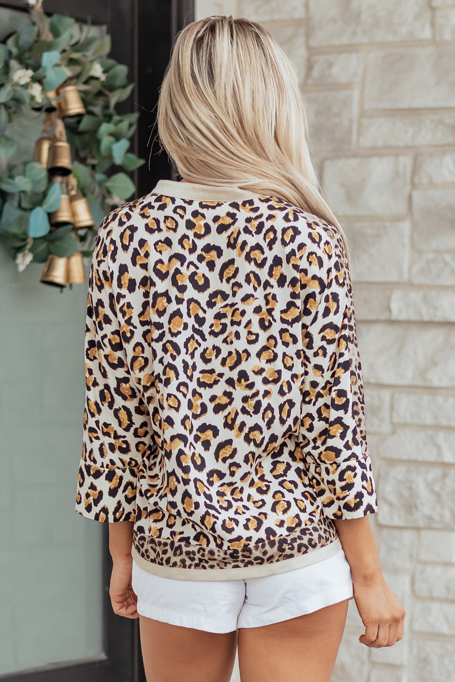 Threaded Pear Dahlia 4 Sleeve Loose Shirt
