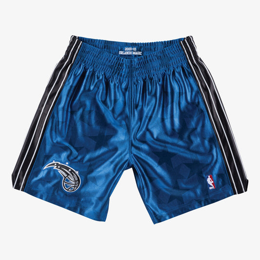 Men's Mitchell & Ness NBA Authentic Road Shorts Magic 00-01