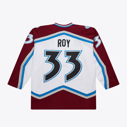 Mitchell & Ness Men's NHL White Jersey Avalanche 2000 Patrick Roy