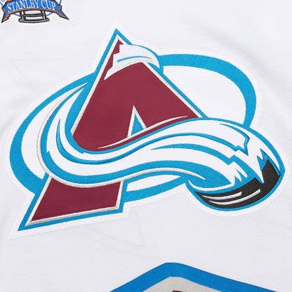 Mitchell & Ness Men's NHL White Jersey Avalanche 2000 Patrick Roy