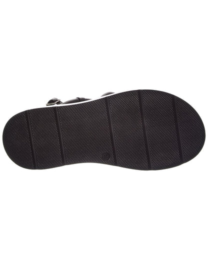 1 Black leather-