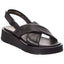 1 Black leather