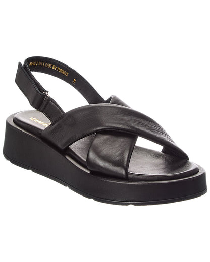 1 Black leather-