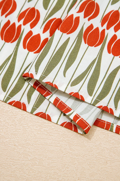 Threaded Pear Ayah Short Sleeve Mini Dress