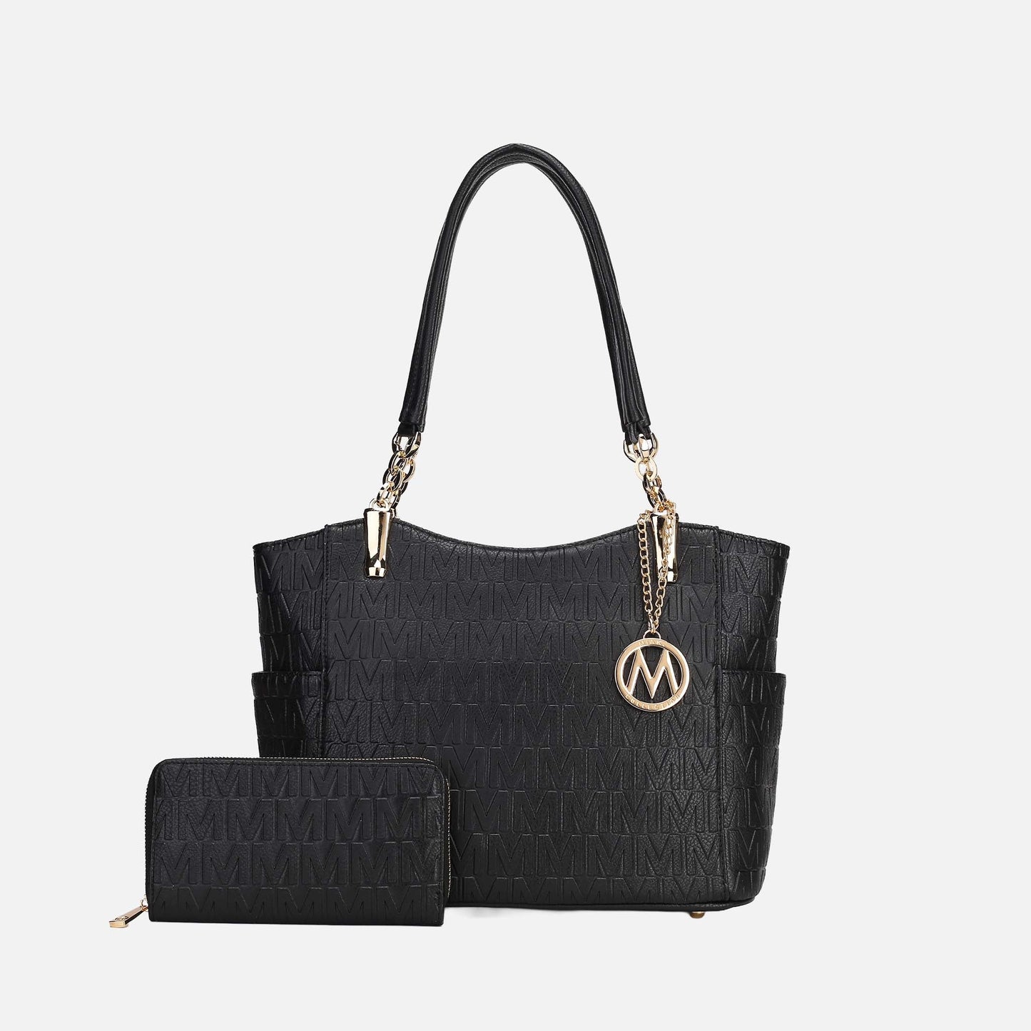 MKF Collection by Mia K. - Allison Signature Tote Bag and Wallet Set