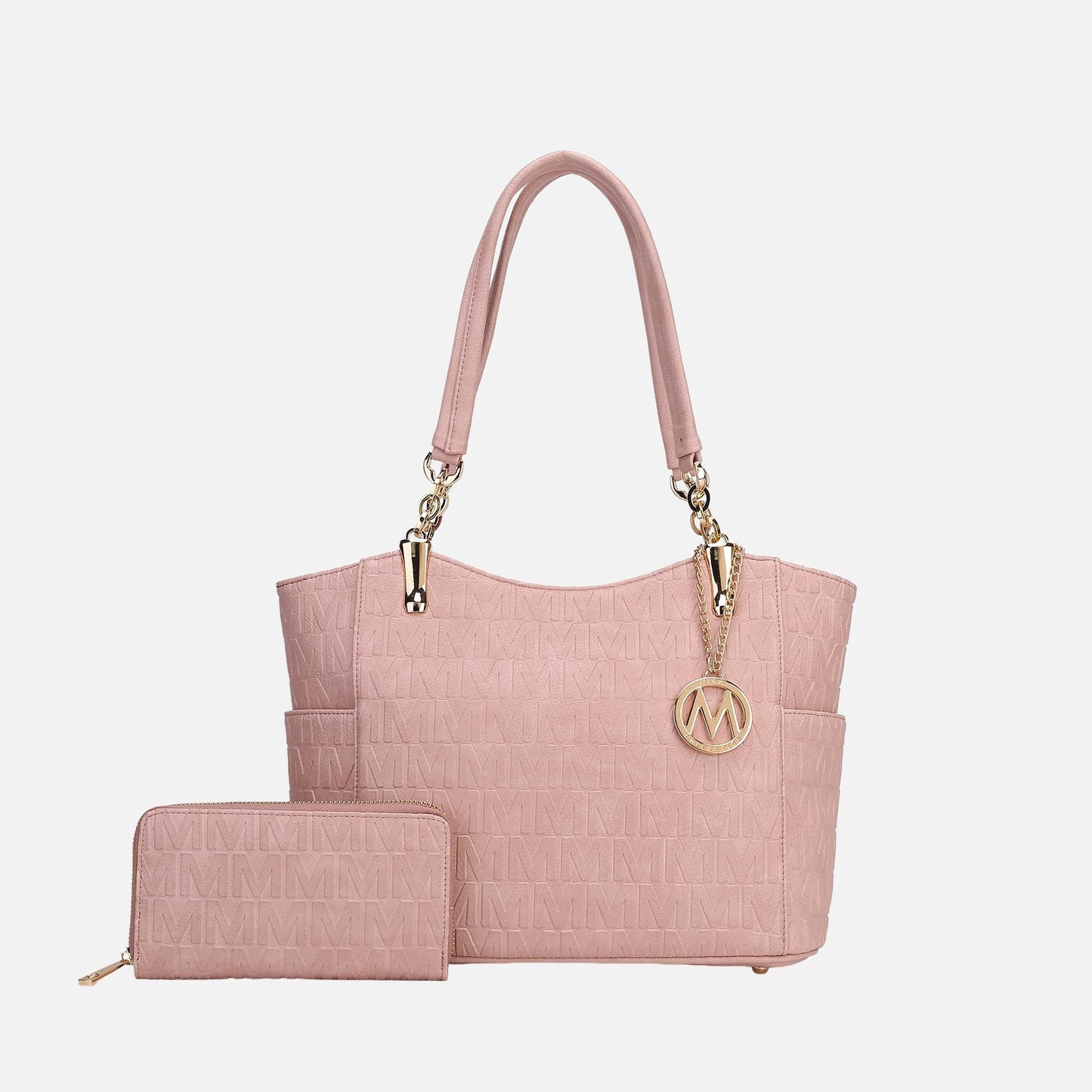 MKF Collection by Mia K. - Allison Signature Tote Bag and Wallet Set