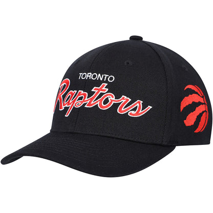 Mitchell & Ness Men's NBA Team Script 2.0 Stretch Snapback Raptors Snapback Caps