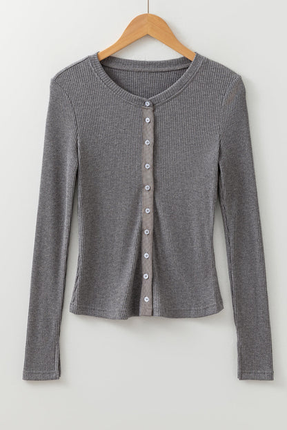 Threaded Pear Elliana Knit Down Slim Cardigan