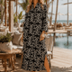 Black / White Ikat Print