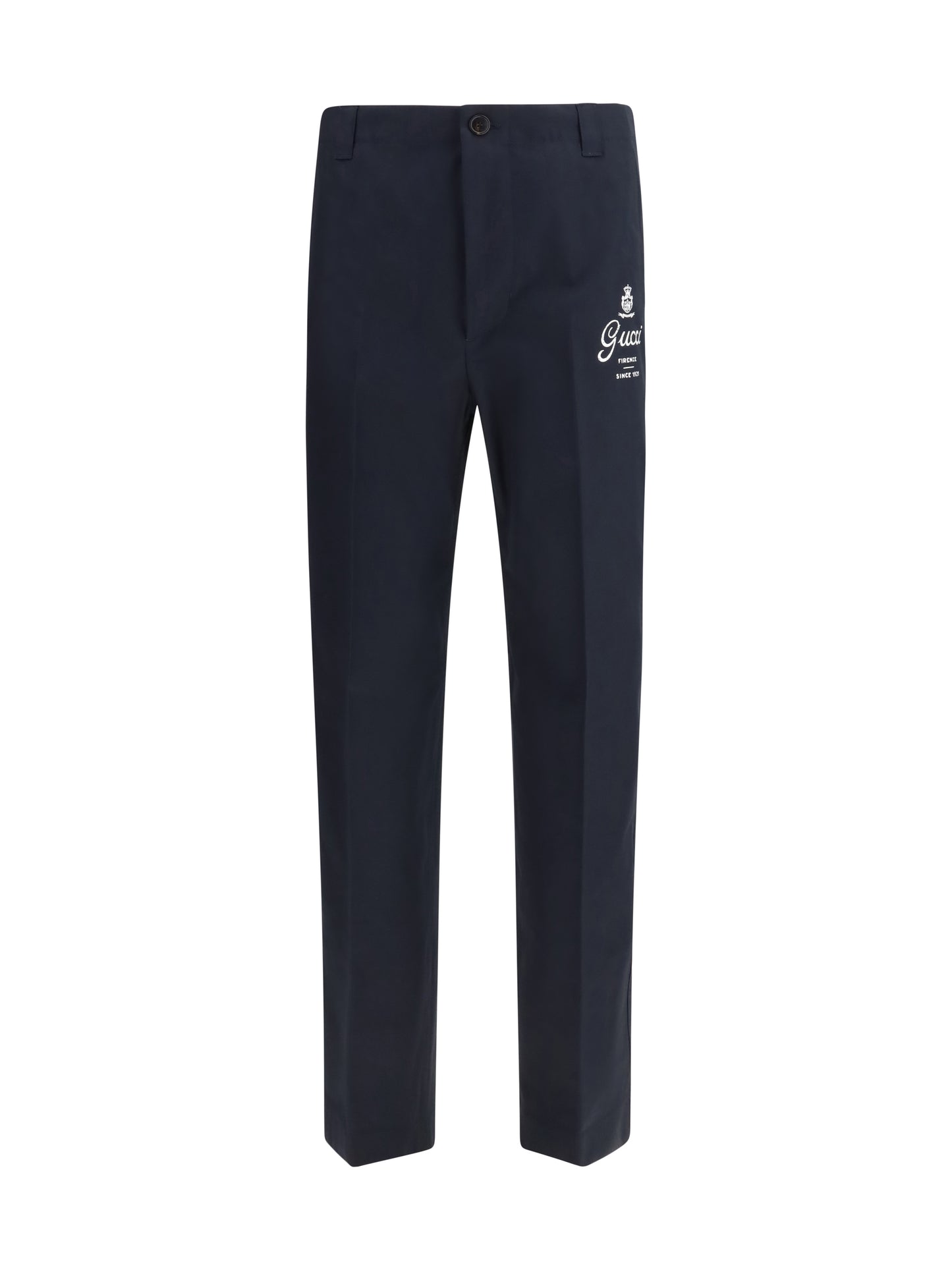 Trousers Ink Cotton Twill