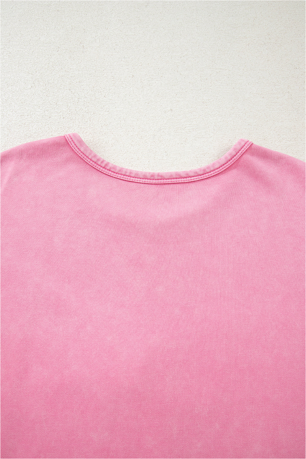 Threaded Pear Bonbon Waffle Bowknot Patchwork Graphic Mineral Wash Plus Size Sweatshirt