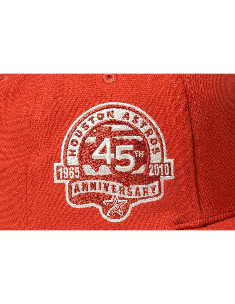 Men's Mitchell & Ness MLB Back To Basics Snapback Coop Astros - Red