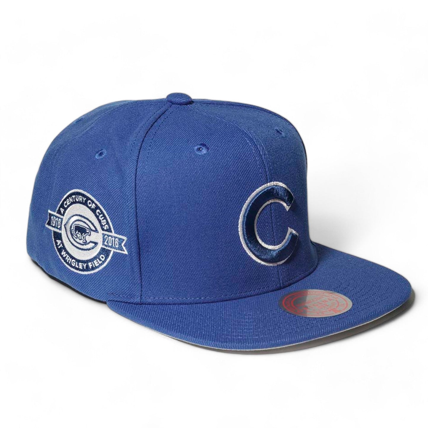 Men's Mitchell & Ness MLB Back To Basics Snapback Cubs - Blue