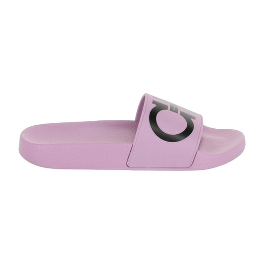 Ferragamo Groovy Dual Gancini Slides