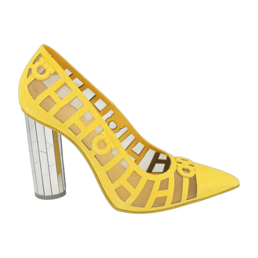 Ferragamo Florise X5 Suede Pumps