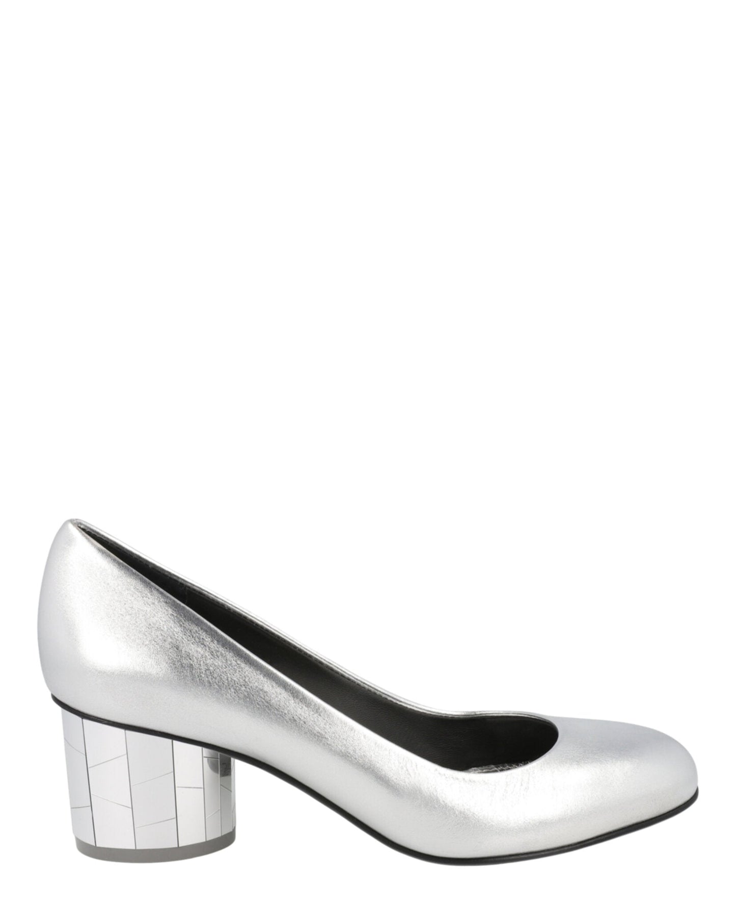 Ferragamo Farrah Metallic Leather Pumps