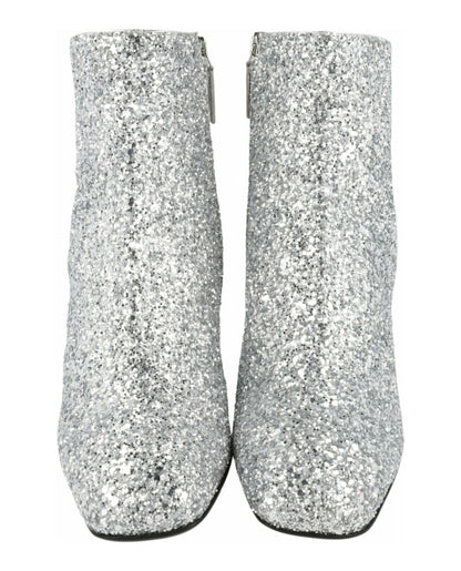 Ferragamo Sal 85 Glitter Ankle Booties