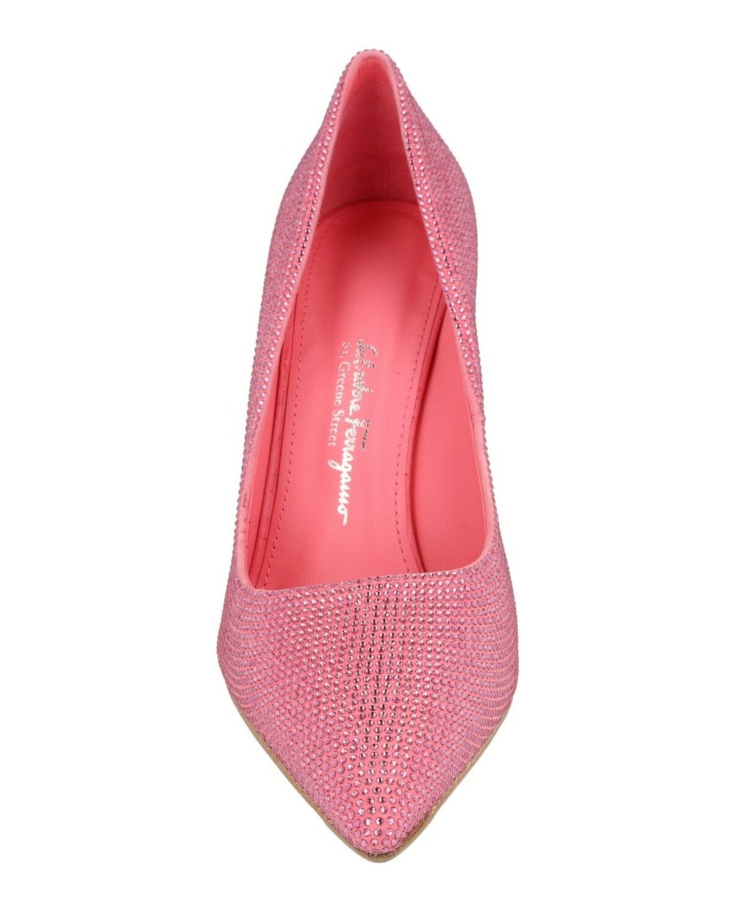 Ferragamo Ilary X5 Crystal Embellished Pumps