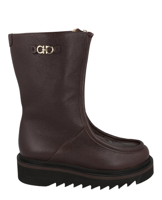 Ferragamo Eurialo F Leather Boots