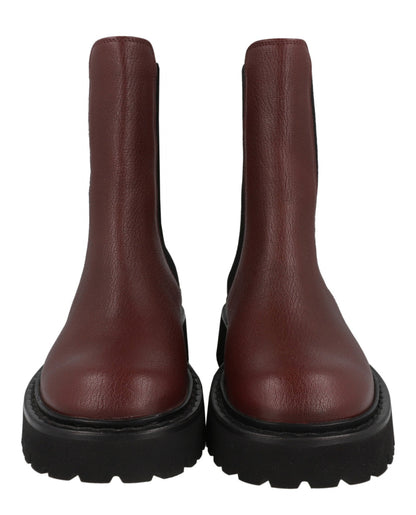Ferragamo Leather Chelsea Boots