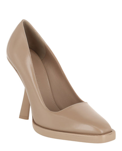 Beige White-