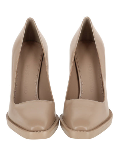 Beige White-