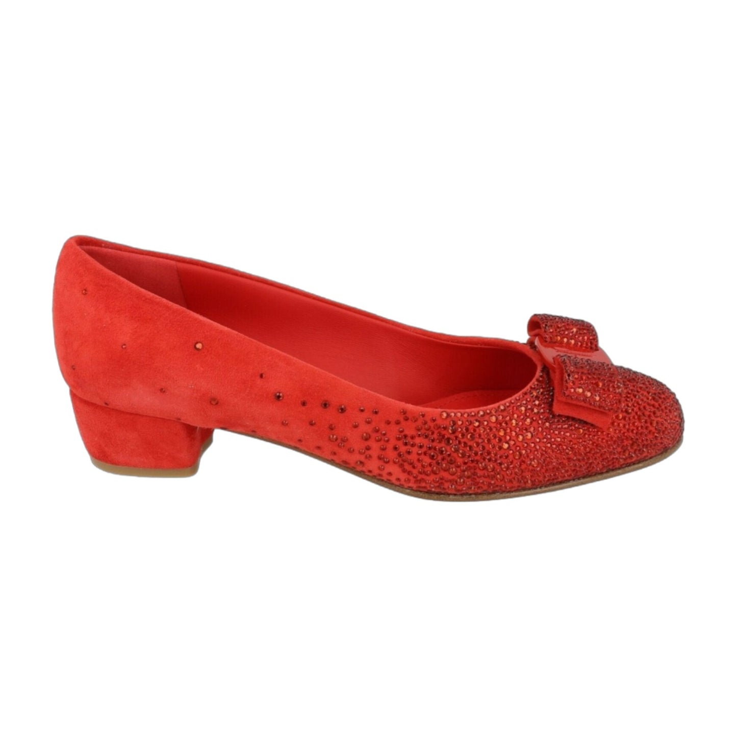 Ferragamo Vara Crystal-Embellished Pumps - Narrow Width