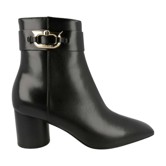 Ferragamo Placida Leather Booties