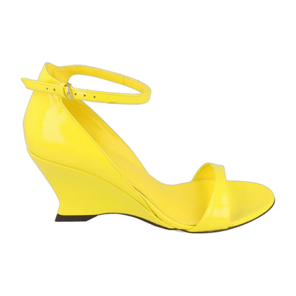 Ferragamo Vidette Patent Leather Wedge Sandals