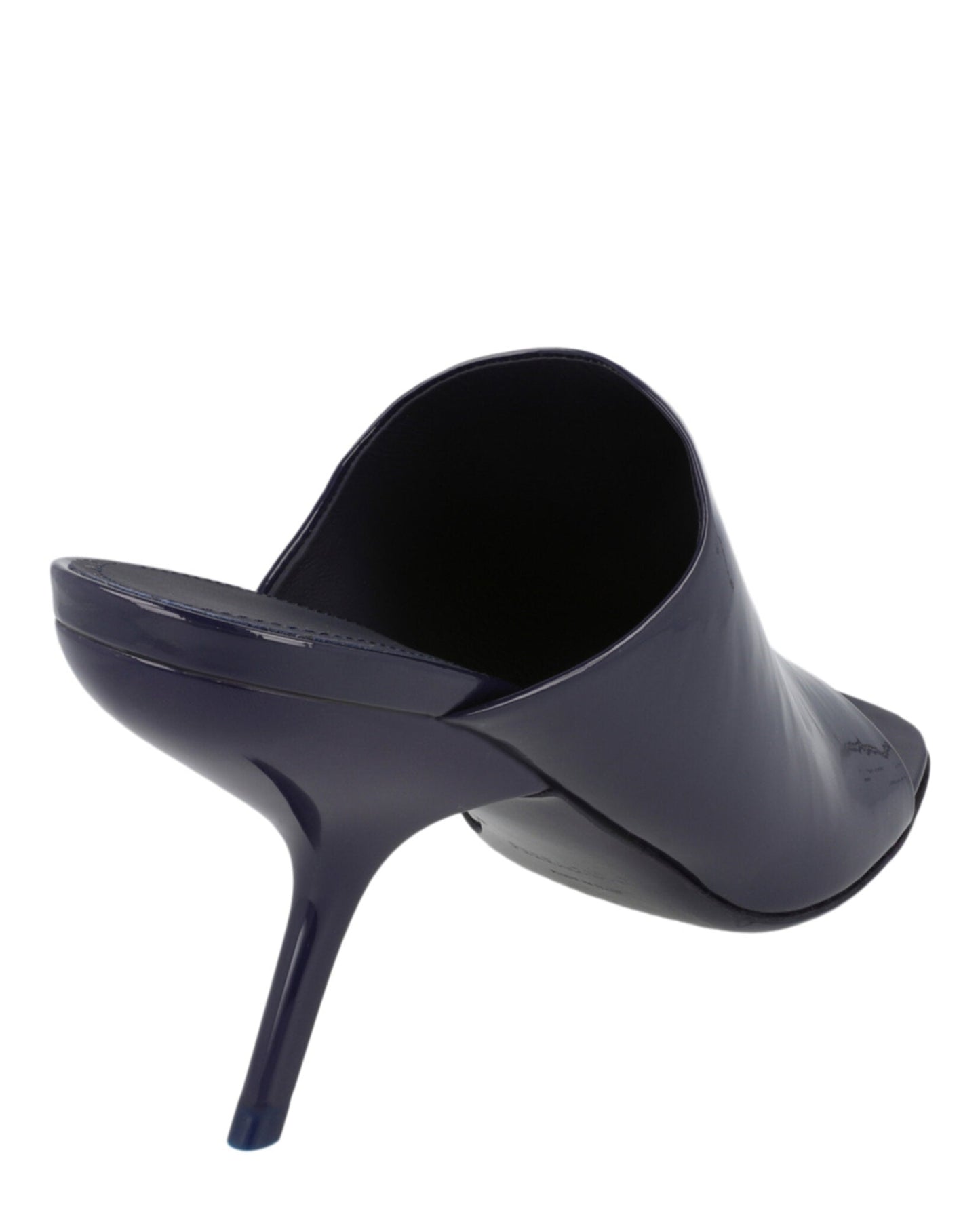 Ferragamo Patent Era Mule Heels