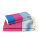 Royal Blue / Fuchsia / Natural