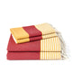 Yellow / Burgundy / Natural