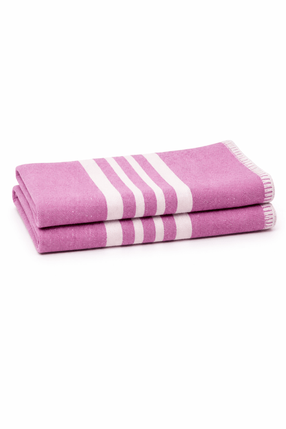 Farmhouse Hand Towel , Without Fringes ( Set of 2 )